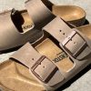 Footwear Birkenstock Arizona | Birkenstock Arizona Tabacco Brown Oiled Leather Narrow