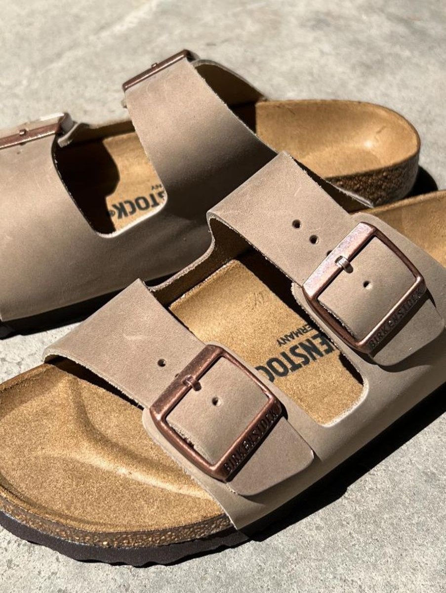 Footwear Birkenstock Arizona | Birkenstock Arizona Tabacco Brown Oiled Leather Narrow