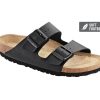 Footwear Birkenstock Arizona | Birkenstock Arizona Sfb Birko Flor- Black Regular