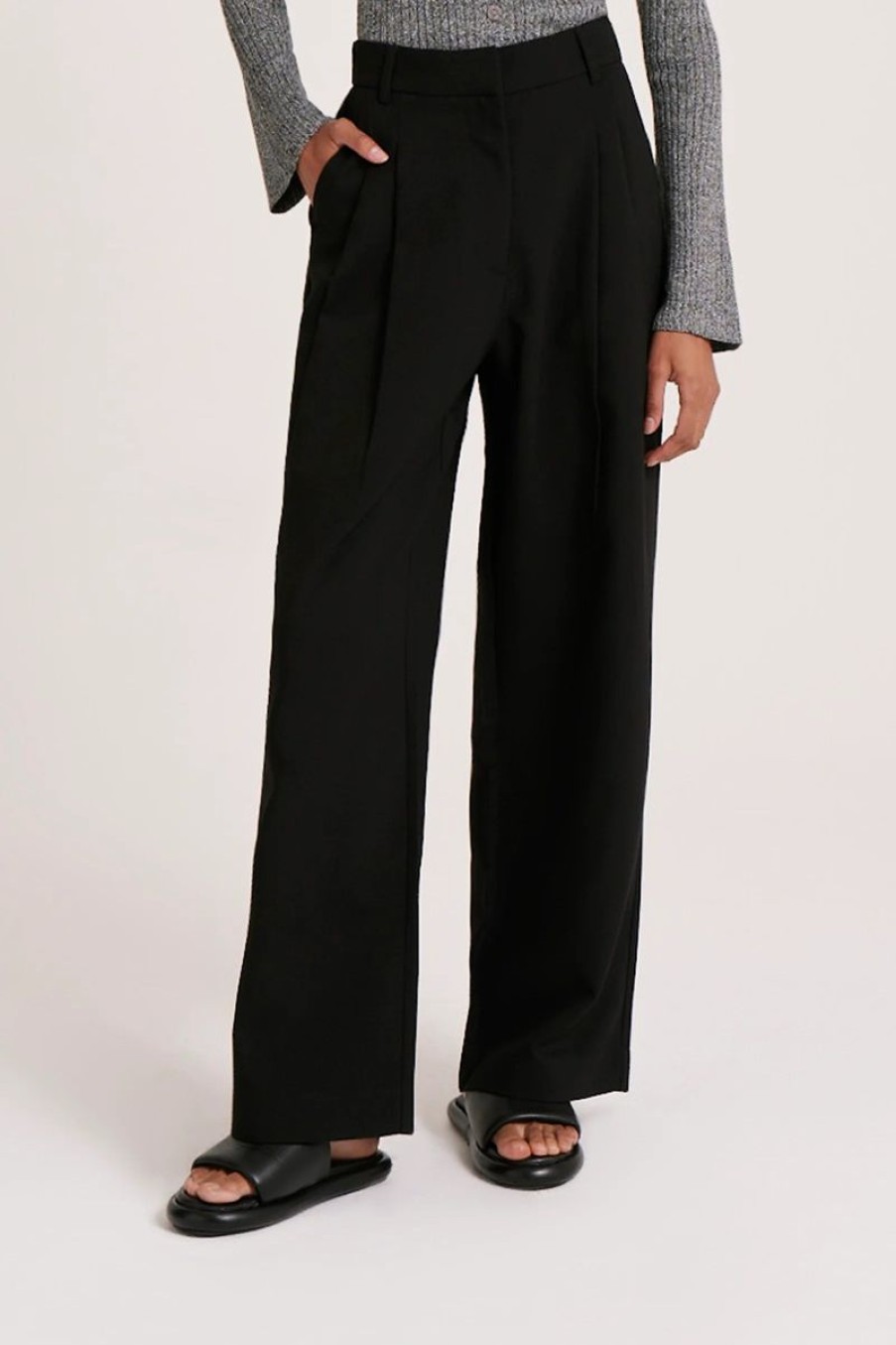 Women Nude Lucy Pants | Nude Lucy Manon Tailored Pant-Black