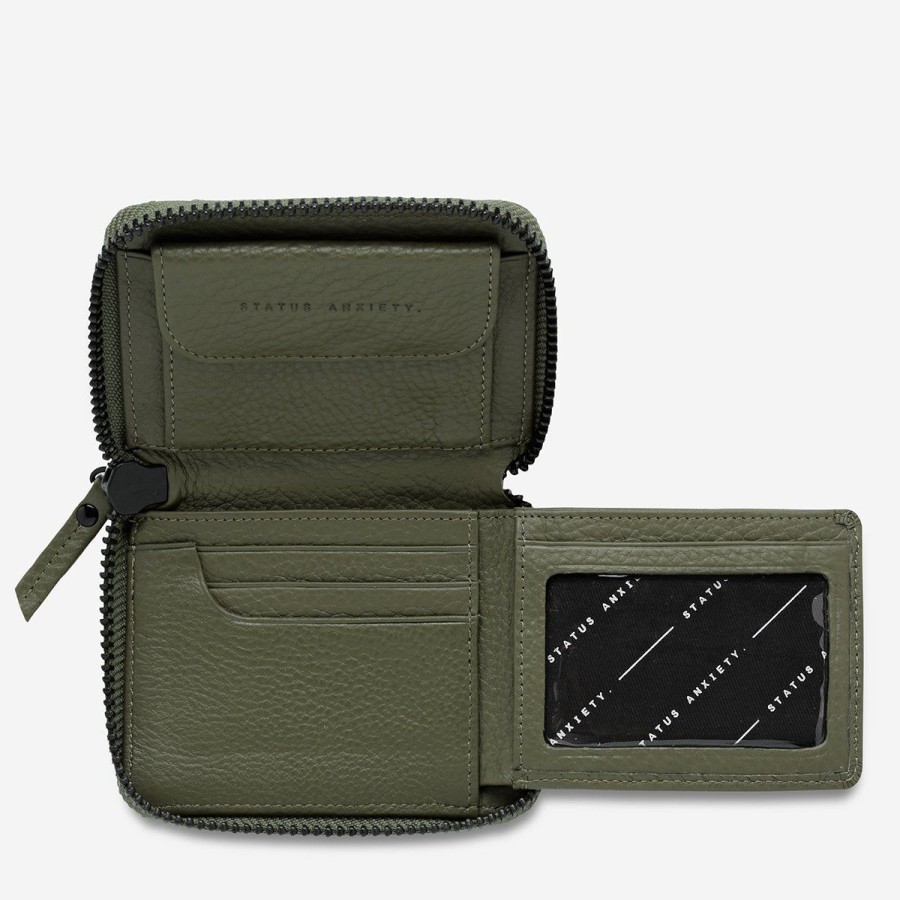 Women Status Anxiety Wallets & Pouches | Status Anxiety Wayward Wallet-Khaki