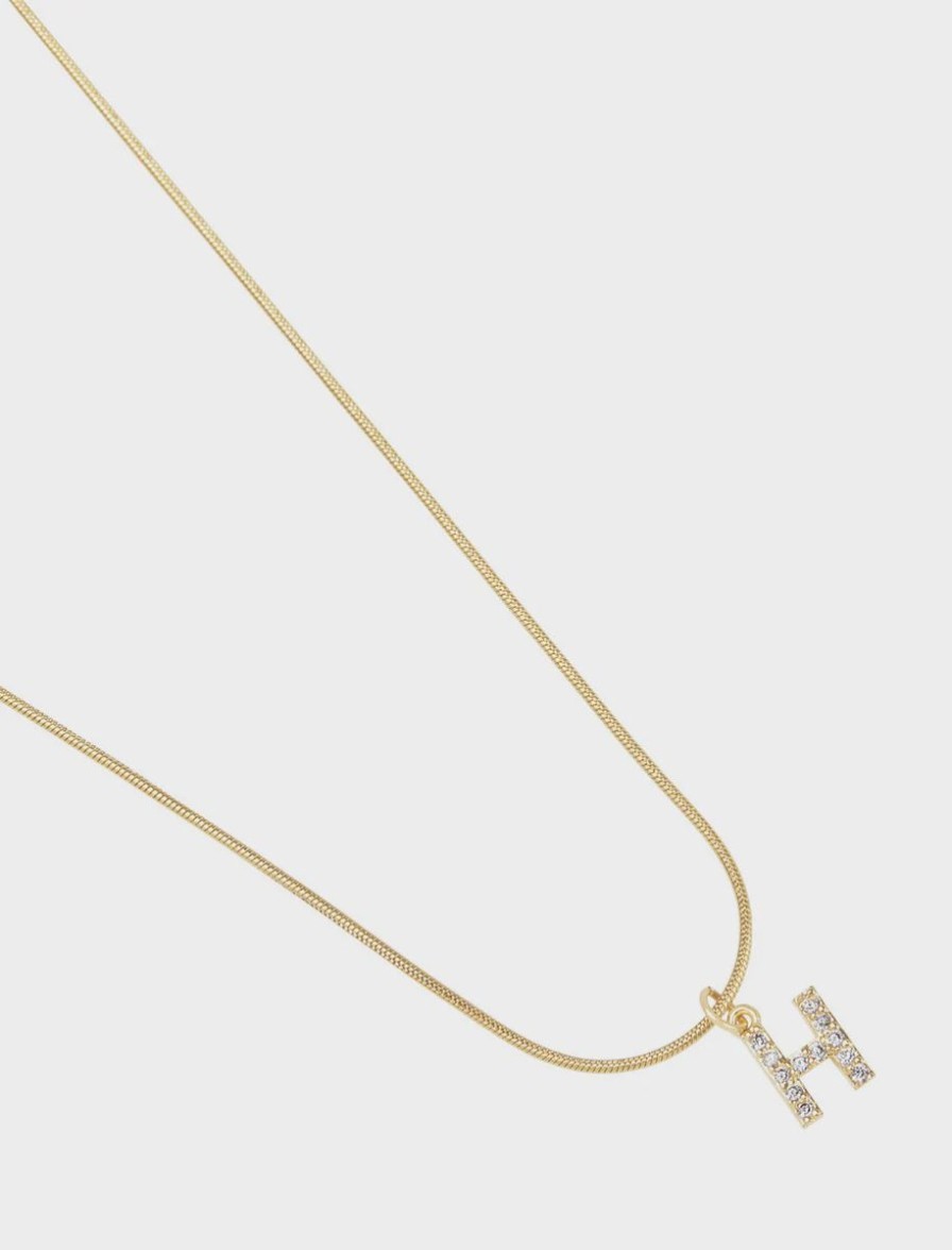 Women Pastiche Jewellery | Initial H Necklace