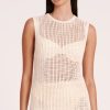 Women Nude Lucy Tops | Nude Lucy Tesni Crochet Tank- Natural