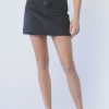 Women Dr Denim Denim Skirts | Echo Mini Skirt-Charcoal Black