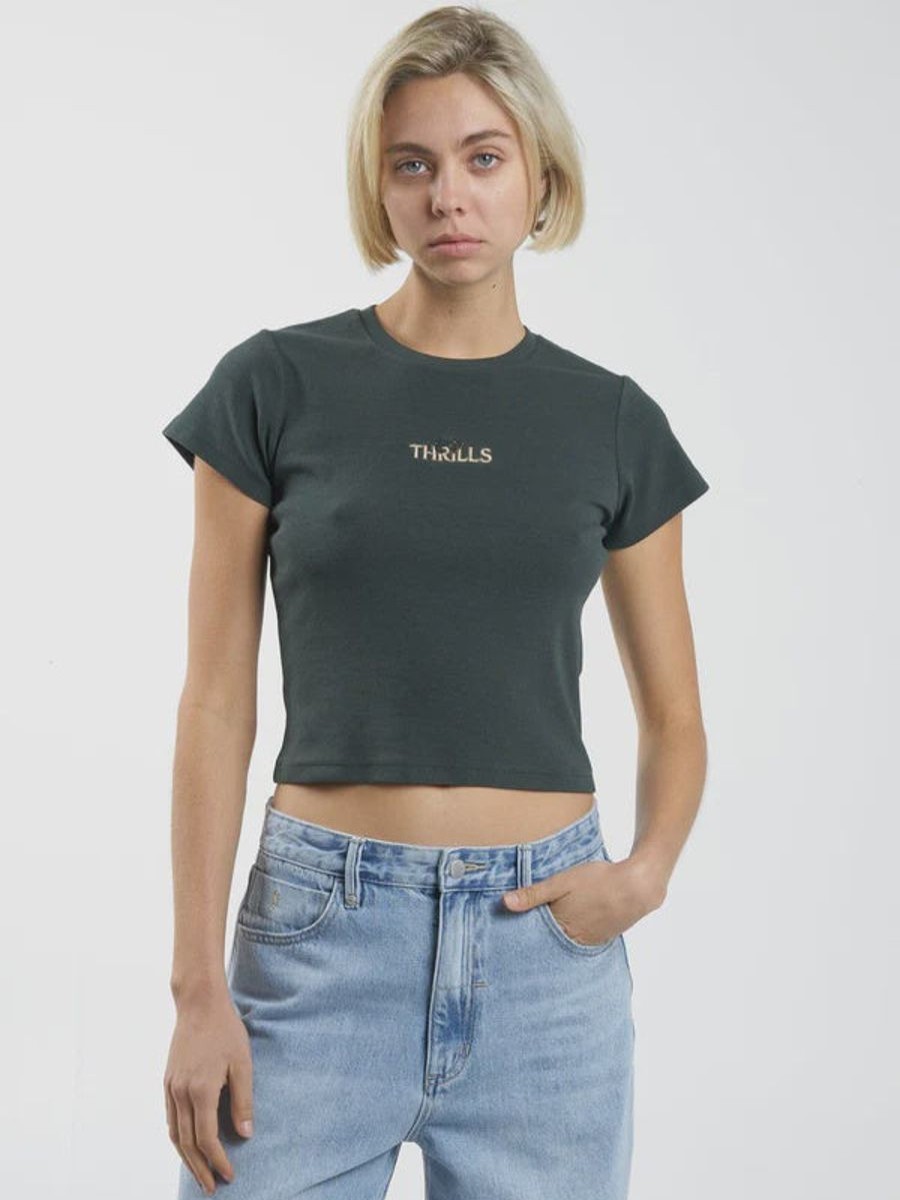 Women THRILLS Tees | Thrills Secret Garden Mini Tee-Deep Forest