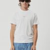 Men Afends Tees | Thc Hemp Slim Fit Tee- White