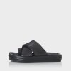 Footwear Alias Mae | Alias Mae Shae Slide-Black Leather