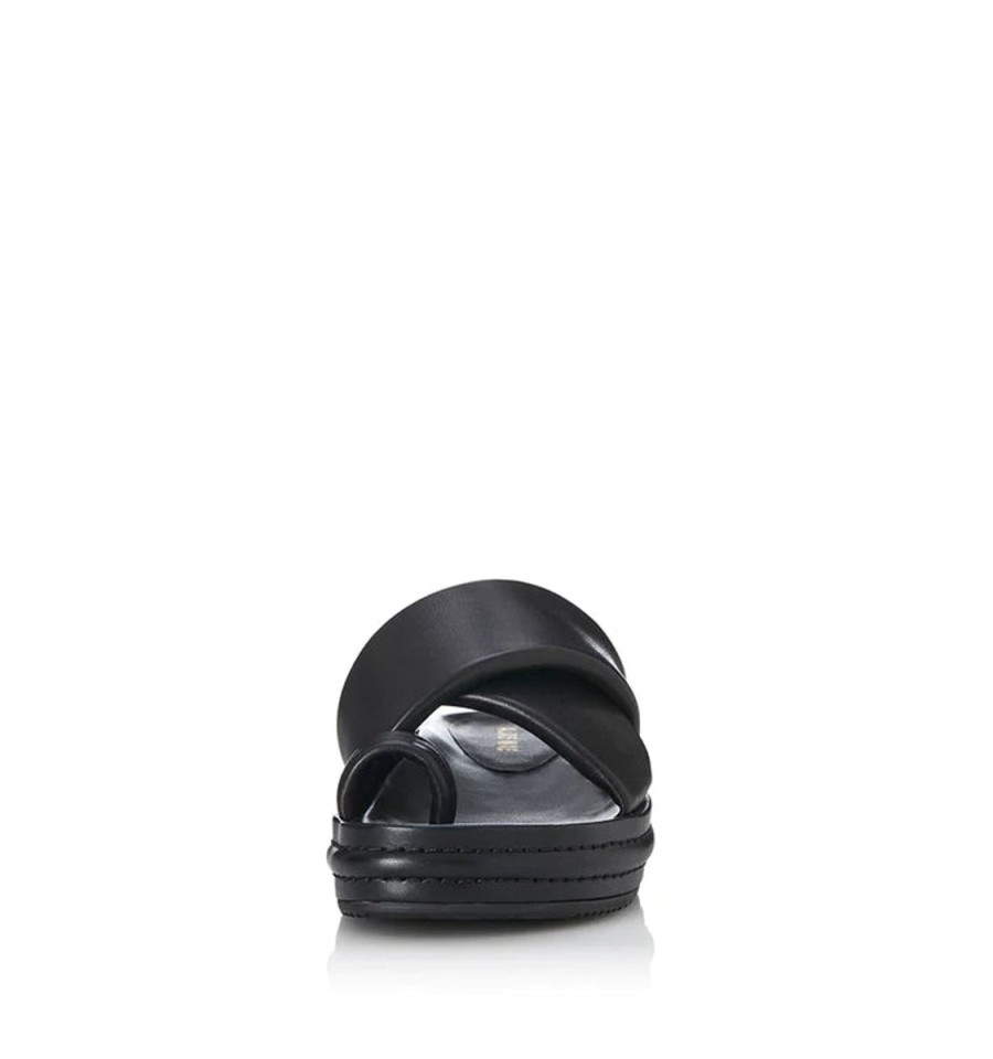 Footwear Alias Mae | Alias Mae Shae Slide-Black Leather