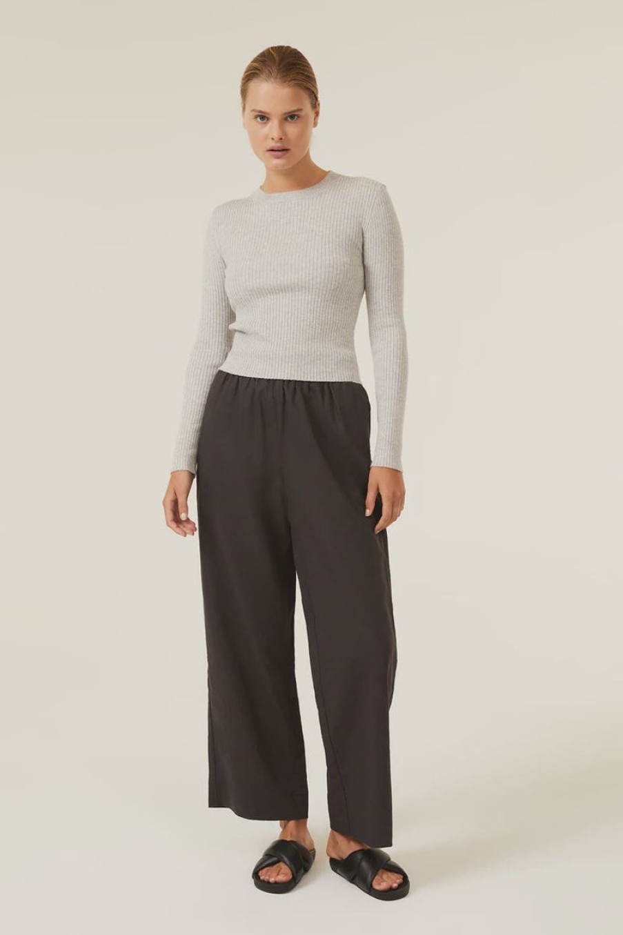 Women Nude Lucy Knits | Nude Classic Knit-Grey Marle