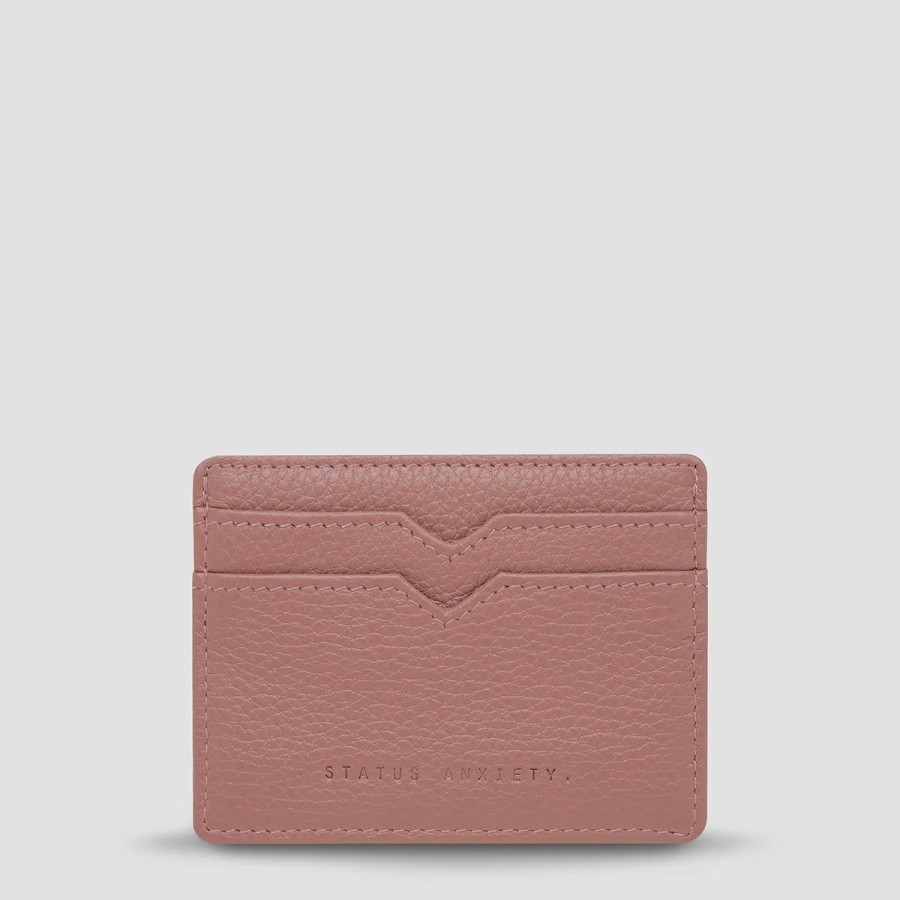 Women Status Anxiety Wallets & Pouches | Status Anxiety Together For Now Card Holder-Dusty Rose