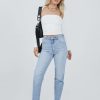 Women ABrand Jeans | A 94 High Slim Madelyn-Light Distressed Denim