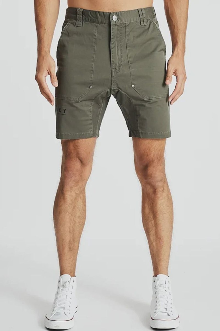 Men Kiss Chacey Shorts | Brigham Short-Storm Green