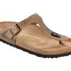 Footwear Birkenstock Gizeh | Birkenstock Gizeh Tabacco Brown Oiled Leather Regular