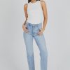 Women ABrand Jeans | Abrand 95 Stovepipe Jean-Enla-Light Vintage Blue