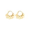 Women Pastiche Jewellery | Sofi Huggies- Yellow Gold