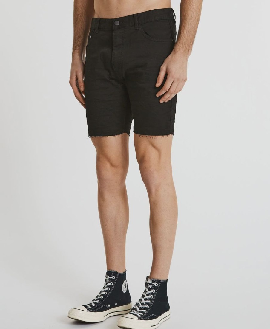 Men Kiss Chacey Denim Shorts | Ks2 Denim Short-Jet Black