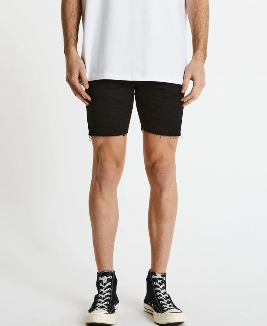 Men Kiss Chacey Denim Shorts | Ks2 Denim Short-Jet Black