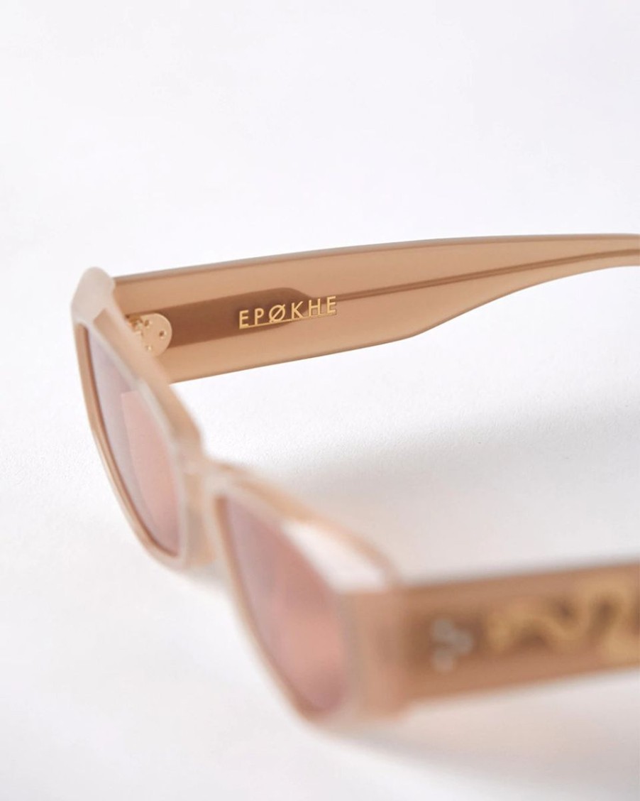 Women Epokhe Sunglasses | Guilty-Bone Polished/Amber