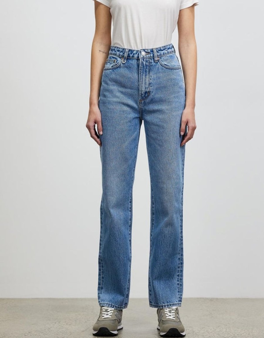 Women Neuw Denim Jeans | Nico Straight Highway-Organic Vintage Blue