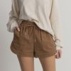 Women Rhythm Shorts | Rhythm Mazzy Corduroy Short- Cam