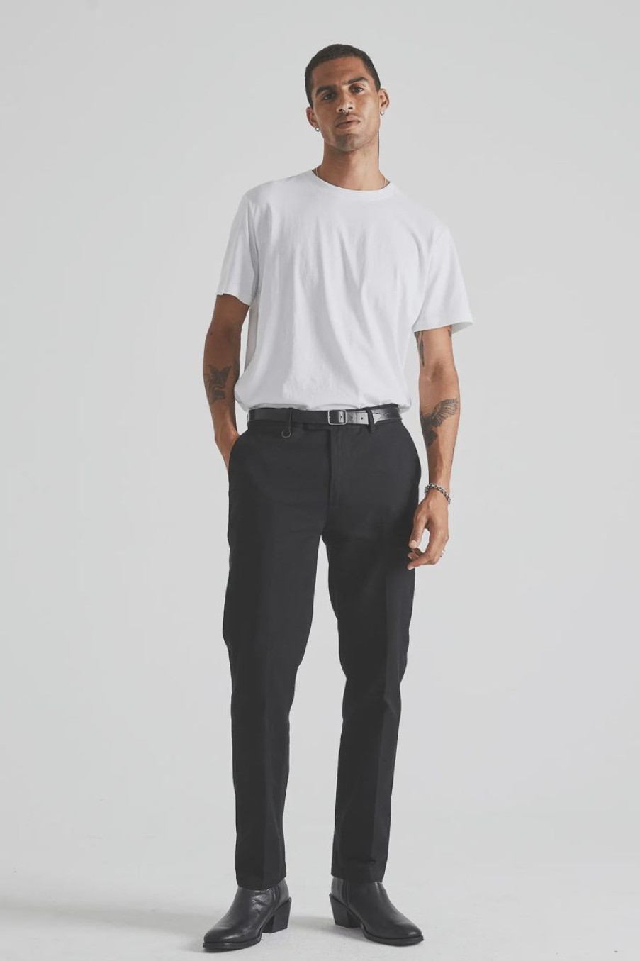 Men Neuw Denim Pants | Cash Twill Pant-Black