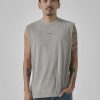 Men THRILLS Tees | Minimal Thrills Merch Fit Muscle Tee-Fog