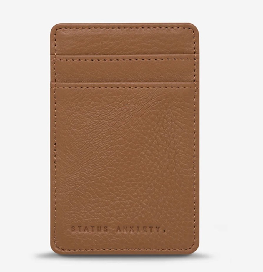 Men Status Anxiety Wallets | Status Anxiety Flip Wallet-Tan