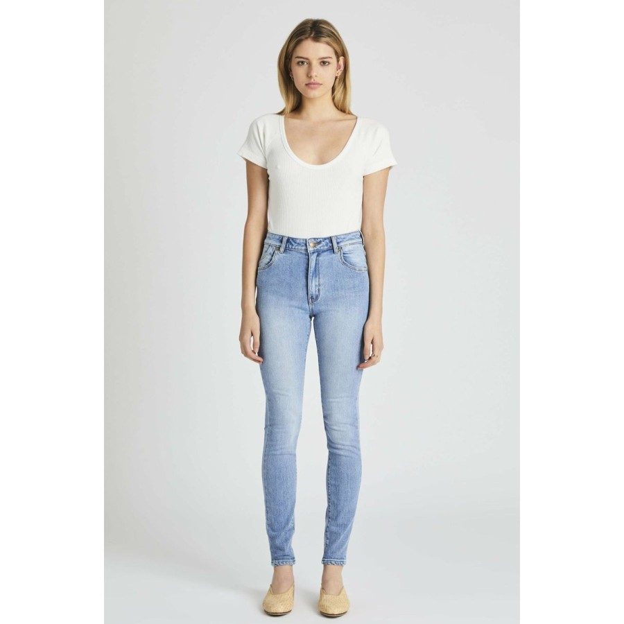 Women Rollas Jeans | Westcoast Ankle-Camille Blue Organic