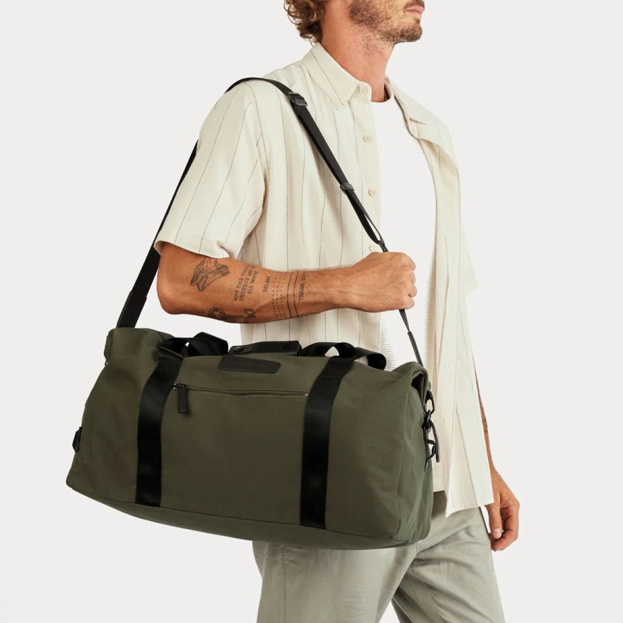 Women Status Anxiety Bags | Status Anxiety Everything I Wanted Duffle Bag- Khaki Canvas