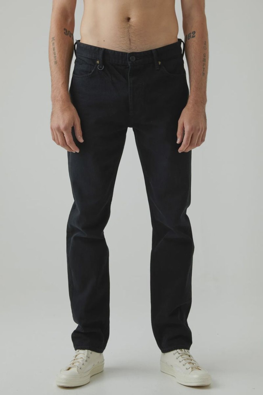 Men Neuw Denim Jeans | Ray Straight- Reverent Black