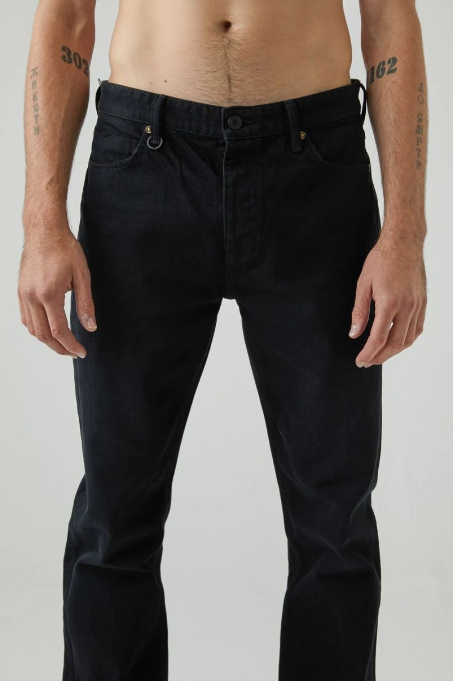 Men Neuw Denim Jeans | Ray Straight- Reverent Black