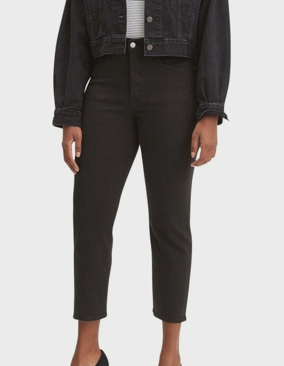 Women Levis Jeans | Wedgie Straight Jeans-Black Sprout