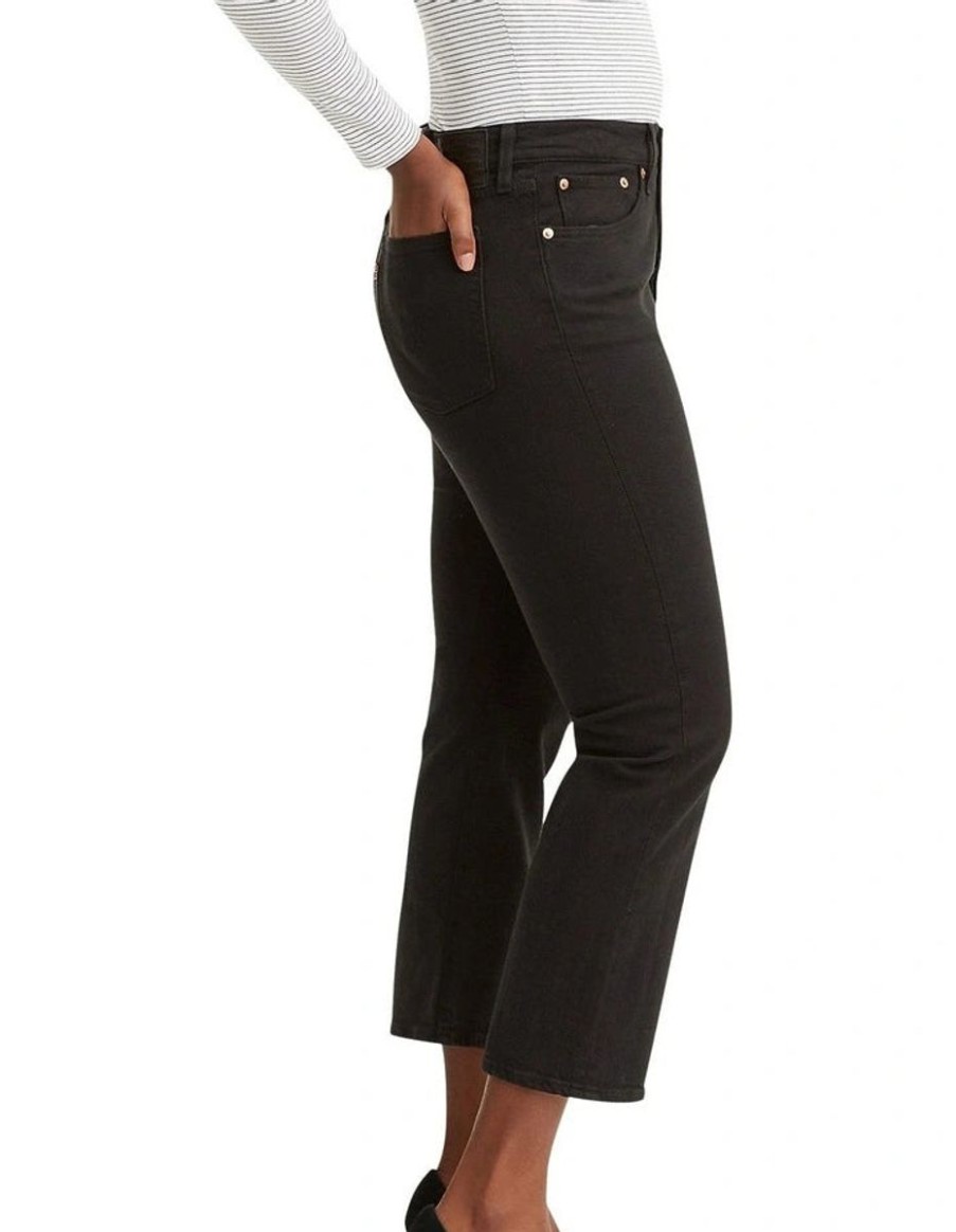 Women Levis Jeans | Wedgie Straight Jeans-Black Sprout