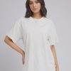 Women All About Eve Tees | All About Eve The Authentic Tee-Vintage White