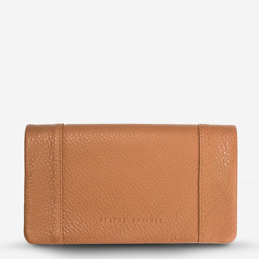 Women Status Anxiety Wallets & Pouches | Status Anxiety Some Type Of Love Wallet-Tan