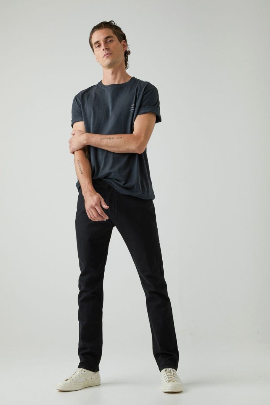 Men Neuw Denim Jeans | Lou Slim-Forever Black