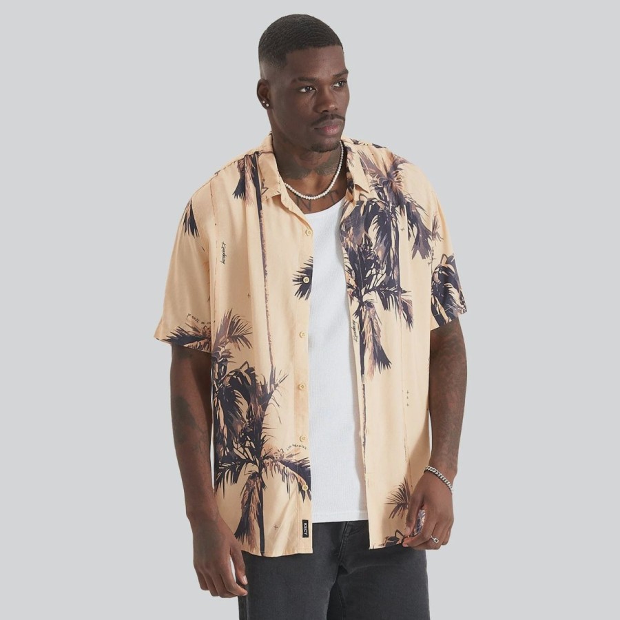 Men Kiss Chacey Shirts | Kiss Chacey Rise Party Shirt- Pigment Sunburnt