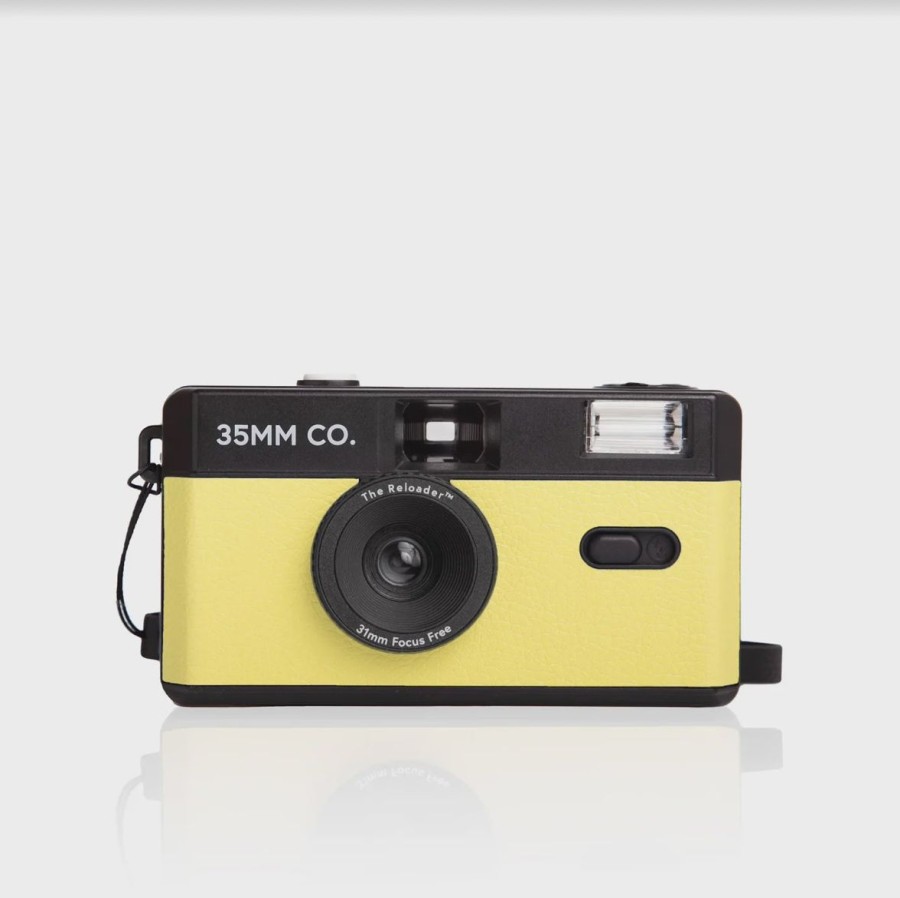 Women 35mm co Cameras | The Reloader-Reusable Film Camera-Yellow