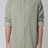 Men Rollas Shirts | Rolla'S Men At Work Fat Cord Shirt-Moss