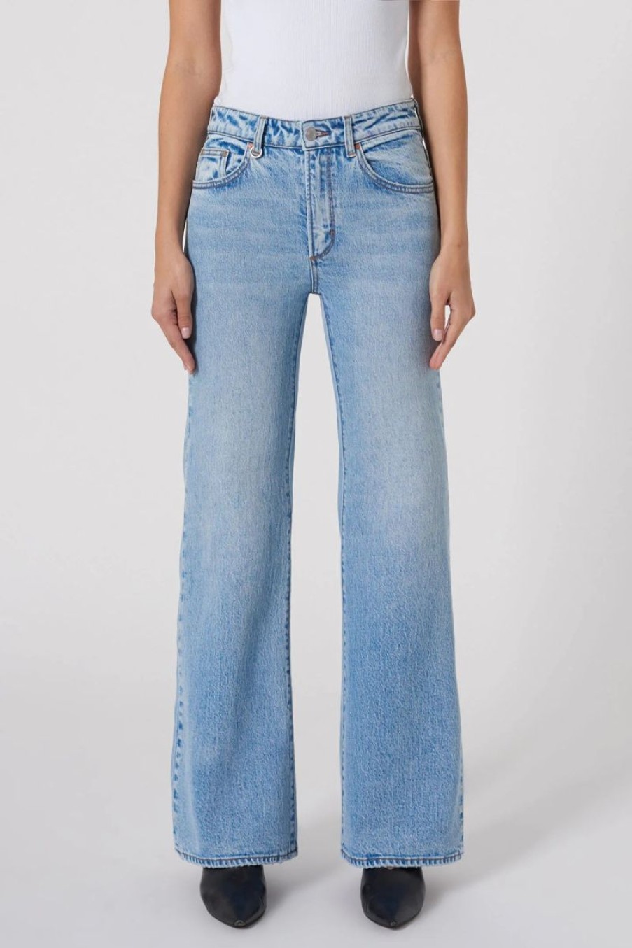 Women Neuw Denim Jeans | Neuw Denim Eva Wide Jean-Gala-Light Vintage Indigo