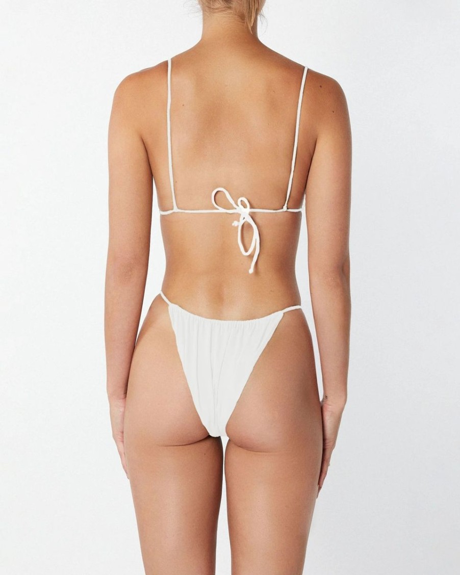 Women It's Now Cool Swimwear | It'S Now Cool The String Top- White