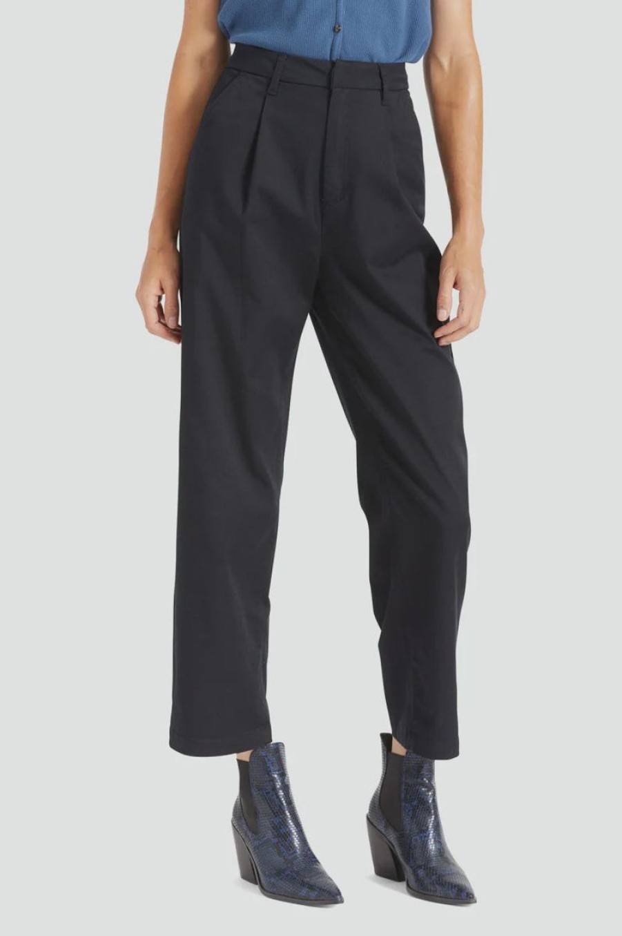 Women Brixton Pants | Victory Trouser Pant- Jet Black