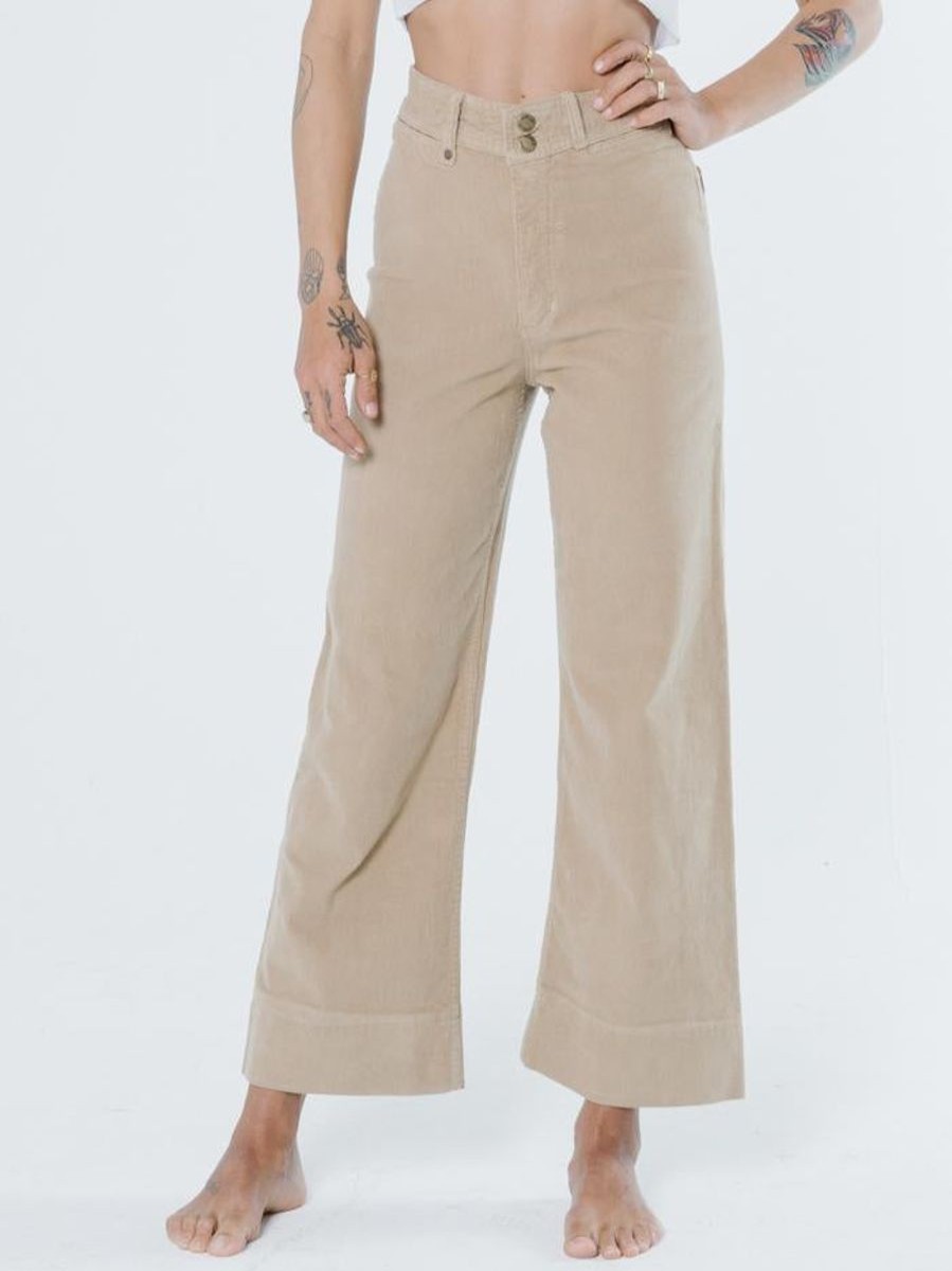 Women THRILLS Pants | Belle Cord Pant- Sand