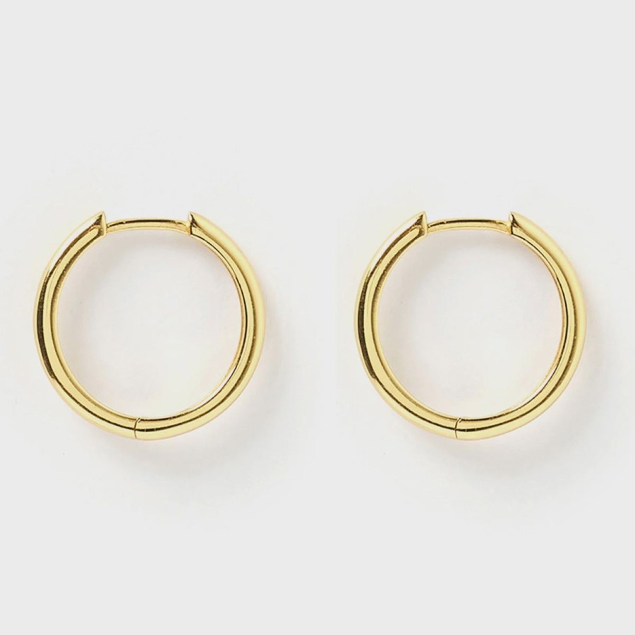 Women Arms Of Eve Jewellery | Arms Of Eve Scarlet Gold Hoop Earrings