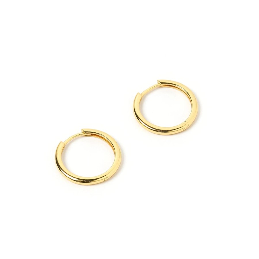 Women Arms Of Eve Jewellery | Arms Of Eve Scarlet Gold Hoop Earrings