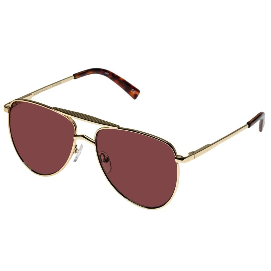 Women Le Specs Sunglasses | High Fangle- Gold