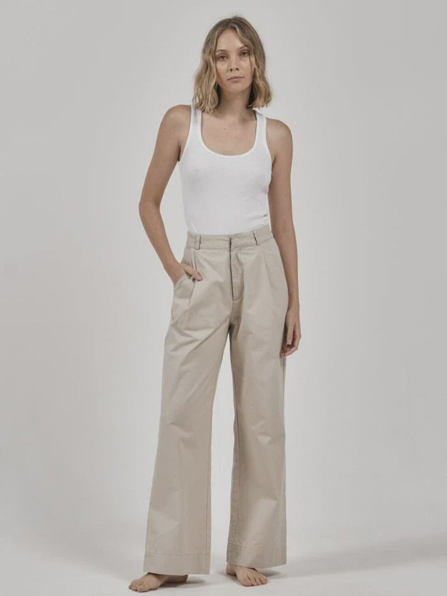 Women THRILLS Pants | Artist Pleated Chino Pant-Pavement