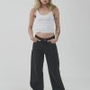 Women THRILLS Jeans | Billie Low Baggy Jean-Black Rinse