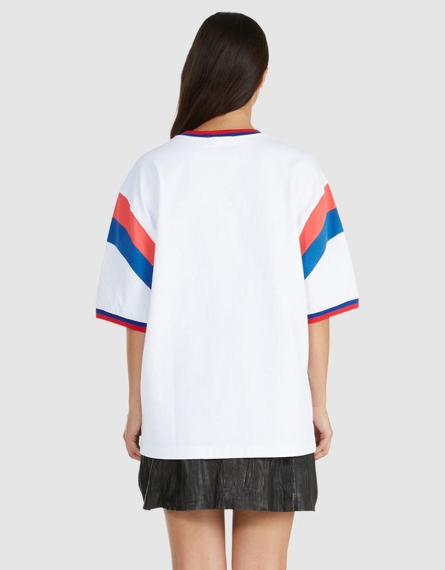 Women Ena Pelly Tees | Ena Pelly Fathom Oversized Tee- Bright White