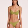 Women Nude Lucy Swimwear | Nude Lucy Classic Cheeky Bikini Brief- Grass